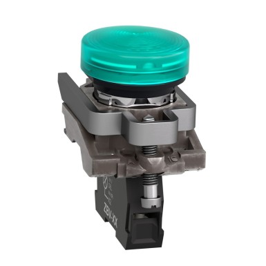 XB4BV63 - Harmony XB4 - BA9s indicator light - Ш22 - green - direct 250V max - clamp screw - Schneider Electric - Harmony XB4 - BA9s indicator light - Ш22 - green - direct 250V max - clamp screw - Schneider Electric - 9