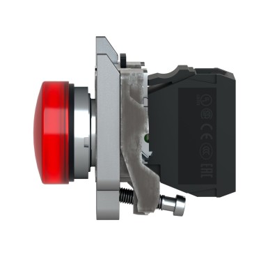 XB4BV64 - Harmony XB4 - BA9s indicator light - Ш22 - red - direct 250V max - clamp screw - Schneider Electric - Harmony XB4 - BA9s indicator light - Ш22 - red - direct 250V max - clamp screw - Schneider Electric - 5