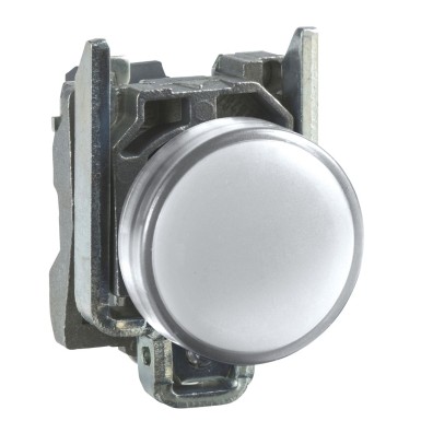 XB4BVB1 - Pilot light, Harmony XB4,metal, white, 22mm, universal LED, plain lens, 24V AC DC - Schneider Electric - Pilot light, Harmony XB4,metal, white, 22mm, universal LED, plain lens, 24V AC DC - Schneider Electric - 0