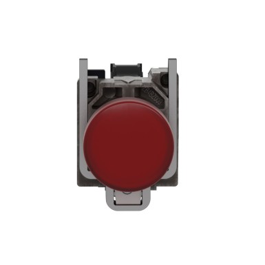 XB4BVB4 - Pilot light, Harmony XB4,metal, red, 22mm, universal LED, plain lens, 24V AC DC - Schneider Electric - Pilot light, Harmony XB4,metal, red, 22mm, universal LED, plain lens, 24V AC DC - Schneider Electric - 4