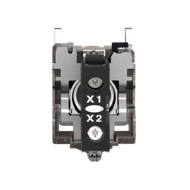 XB4BVB5EX - Complete pilot light, Harmony XB4, round ?22 mm, IP65, yellow, integral LED, 24 V, lugs, ATEX - Schneider Electric - Complete pilot light, Harmony XB4, round ?22 mm, IP65, yellow, integral LED, 24 V, lugs, ATEX - Schneider Electric - 5