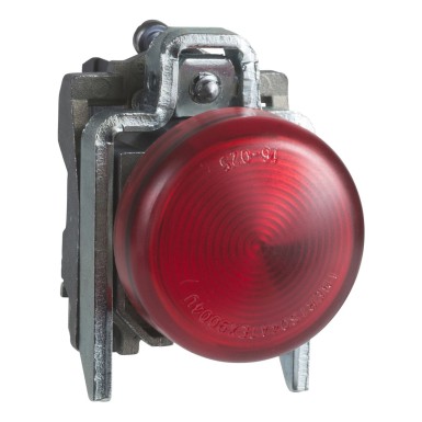 XB4BVBG4EX - Complete pilot light, Harmony XB4, round ?22 mm, IP65, red, integral LED, 24...120 V, lugs, ATEX - Schneider Electric - Complete pilot light, Harmony XB4, round ?22 mm, IP65, red, integral LED, 24...120 V, lugs, ATEX - Schneider Electric - 0