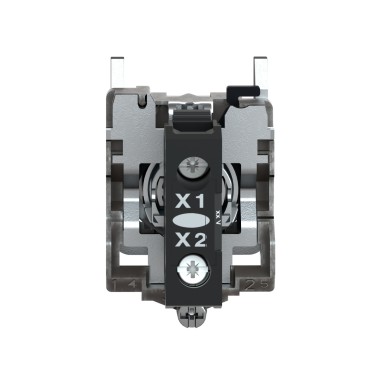 XB4BVM1 - Pilot light, Harmony XB4,metal, white, 22mm, universal LED, plain lens, 230...240V AC - Schneider Electric - Pilot light, Harmony XB4,metal, white, 22mm, universal LED, plain lens, 230...240V AC - Schneider Electric - 3