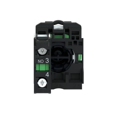 XB5AA21 - Push button, Harmony XB5, plastic, flush, black, 22mm, spring return, unmarked, 1NO - Schneider Electric - Push button, Harmony XB5, plastic, flush, black, 22mm, spring return, unmarked, 1NO - Schneider Electric - 4