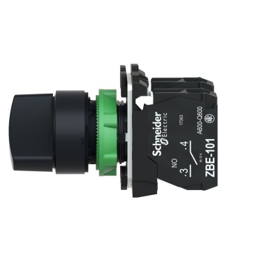 XB5AD25 - Harmony XB5 - knob rotary knob - Ш22 - 2 fixed pos - black - 1O+1C - set screw - Schneider Electric - Harmony XB5 - knob rotary knob - Ш22 - 2 fixed pos - black - 1O+1C - set screw - Schneider Electric - 5