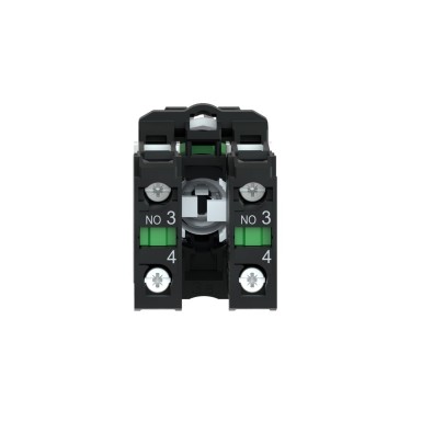 XB5AD33 - Selector switch, Harmony XB5, plastic, black, 22mm, 3 positions, stay put, 2 NO - Schneider Electric - Selector switch, Harmony XB5, plastic, black, 22mm, 3 positions, stay put, 2 NO - Schneider Electric - 1