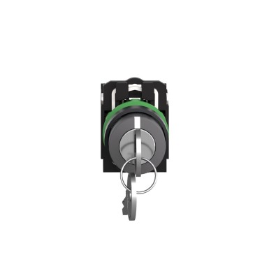 XB5AG33 - Harmony XB5, Key switch selector, plastic, black, Ш22, key 455, 3 positions, stay put, 2 NO - Schneider Electric - Harmony XB5, Key switch selector, plastic, black, Ш22, key 455, 3 positions, stay put, 2 NO - Schneider Electric - 3