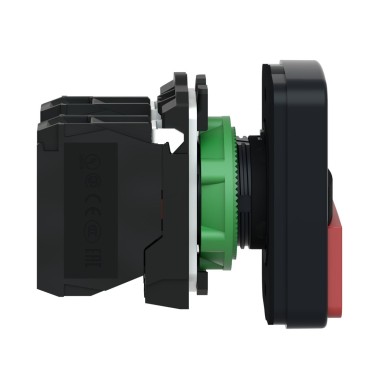 XB5AL73415 - Double-headed push button, Harmony XB5, plastic, 22mm, 1 green flush marked I + 1 red projecting marked O, 1NO+1NC - Schneider Electric - Double-headed push button, Harmony XB5, plastic, 22mm, 1 green flush marked I + 1 red projecting marked O, 1NO+1NC - Schneider Electric - 5