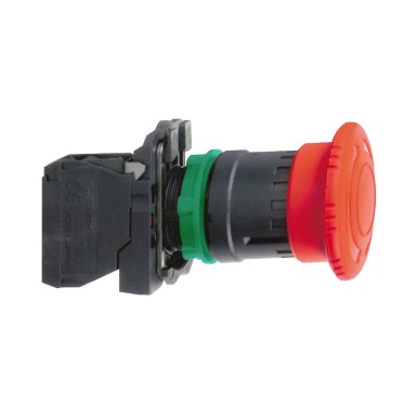 XB5AS542 - Complete emergency switching off push button, Harmony XB5, red Ш 40 pushbutton Ш22 mm latching turn release 1NC - Schneider Electric - Complete emergency switching off push button, Harmony XB5, red Ш 40 pushbutton Ш22 mm latching turn release 1NC - Schneider Electric - 0