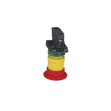 XB5AS8446 - Emergency stop switching off, Harmony XB5, plastic, red mushroom 40mm, 22mm, trigger/latching turn to release, 1NC with monitoring - Schneider Electric - Emergency stop switching off, Harmony XB5, plastic, red mushroom 40mm, 22mm, trigger/latching turn to release, 1NC with monitoring - Schneider Electric - 2