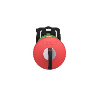 XB5AS9442 - Emergency stop switching off, Harmony XB5, plastic, red mushroom 40mm, 22mm trigger latching key release, 1NC - Schneider Electric - Emergency stop switching off, Harmony XB5, plastic, red mushroom 40mm, 22mm trigger latching key release, 1NC - Schneider Electric - 5