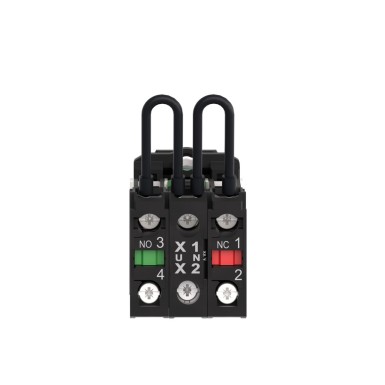 XB5AW24B5 - Push-to-test pilot light, Harmony XB5, plastic, red, universal LED, screw clamp terminals, 24V - Schneider Electric - Push-to-test pilot light, Harmony XB5, plastic, red, universal LED, screw clamp terminals, 24V - Schneider Electric - 6