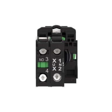 XB5AW31B1 - Illuminated push button, Harmony XB5, plastic, white flush, 22mm, universal LED, plain lens, 1NO, 24V AC DC - Schneider Electric - Illuminated push button, Harmony XB5, plastic, white flush, 22mm, universal LED, plain lens, 1NO, 24V AC DC - Schneider Electric - 4