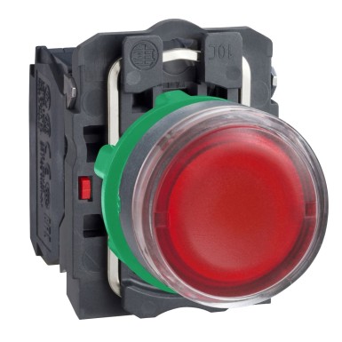 XB5AW3445 - Illuminated push button, Harmony XB5, XB4, red flush complete illum pushbutton ?22 mm spring return - Schneider Electric - Illuminated push button, Harmony XB5, XB4, red flush complete illum pushbutton ?22 mm spring return - Schneider Electric - 0