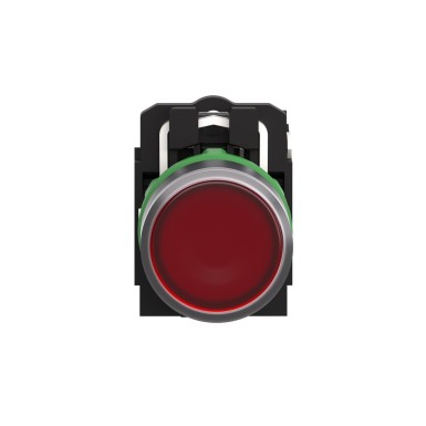 XB5AW34B1 - Illuminated push button, Harmony XB5, XB4, red flush complete illum pushbutton ?22 mm spring return - Schneider Electric - Illuminated push button, Harmony XB5, XB4, red flush complete illum pushbutton ?22 mm spring return - Schneider Electric - 4