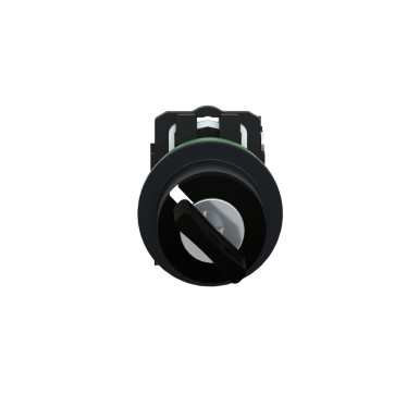 XB5FG61 - Harmony XB5, Key switch selector flush mounted, plastic, black, Ш30, key 455, 2 positions, spring return right to left, 1 NO - Schneider Electric - Harmony XB5, Key switch selector flush mounted, plastic, black, Ш30, key 455, 2 positions, spring return right to left, 1 NO - Schneider Electric - 1