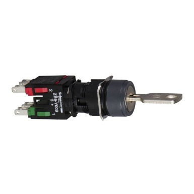 XB6AGC5B - Complete selector switch, Harmony XB6, black ? 16 2 position stay put 1NO+1NC 200 - Schneider Electric - Complete selector switch, Harmony XB6, black ? 16 2 position stay put 1NO+1NC 200 - Schneider Electric - 0