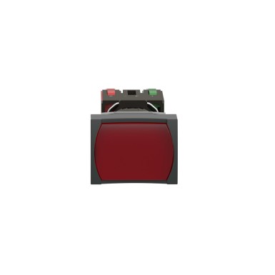 XB6DF4B5B - Complete illuminated push button, Harmony XB6, red rectangular flush, 16mm, latching, 1NO + 1NC, 12...24V - Schneider Electric - Complete illuminated push button, Harmony XB6, red rectangular flush, 16mm, latching, 1NO + 1NC, 12...24V - Schneider Electric - 1