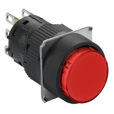 XB6EAA41P - Monolithic push button, Harmony XB6E, round red pushbutton ? 16, flush spring return, 1OC - Schneider Electric - Monolithic push button, Harmony XB6E, round red pushbutton ? 16, flush spring return, 1OC - Schneider Electric - 0