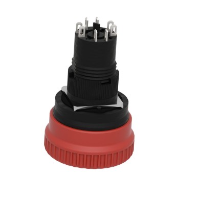 XB6ETN521P - Complete non illuminated mushroom head push button, Harmony XB6E, 16mm, red pushbutton 32 mm, trigger turn/pull to release, 2NC - Schneider Electric - Complete non illuminated mushroom head push button, Harmony XB6E, 16mm, red pushbutton 32 mm, trigger turn/pull to release, 2NC - Schneider Electric - 4