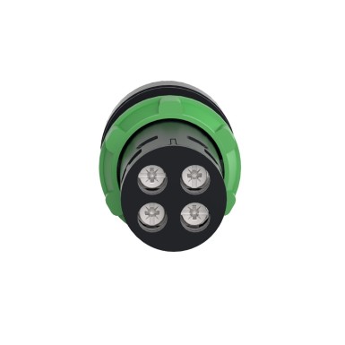 XB7NA25 - Monolithic push button, Harmony XB7, plastic, black, 22mm, spring return, unmarked, 1NO+1NC - Schneider Electric - Monolithic push button, Harmony XB7, plastic, black, 22mm, spring return, unmarked, 1NO+1NC - Schneider Electric - 1