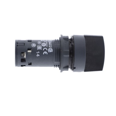 XB7ND33 - Monolithic selector switch, Harmony XB7, plastic, black, 22mm, stay put, 3 positions, stay put, 2NO - Schneider Electric - Monolithic selector switch, Harmony XB7, plastic, black, 22mm, stay put, 3 positions, stay put, 2NO - Schneider Electric - 3