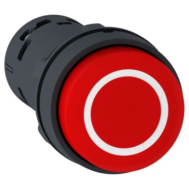 XB7NL4532 - Push button, Harmony XB7, round red projecting, 22mm, spring return, 1NO + 1NC, white marked O - Schneider Electric - Push button, Harmony XB7, round red projecting, 22mm, spring return, 1NO + 1NC, white marked O - Schneider Electric - 0