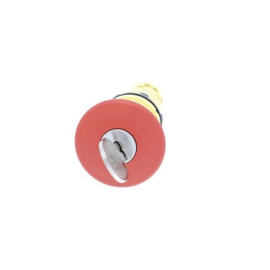 XB7NS9444 - Harmony XB7, Monolithic emergency stop, plastic, red mushroom ?40, ?22, latching key release, 2 NC - Schneider Electric - Harmony XB7, Monolithic emergency stop, plastic, red mushroom ?40, ?22, latching key release, 2 NC - Schneider Electric - 4