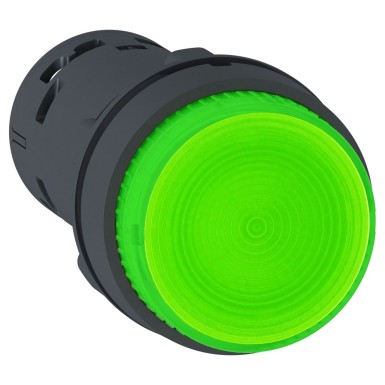 XB7NW33G1 - Monolithic illuminated push button, Harmony XB7, plastic, green, 22mm, integral LED, spring return, 110...120V AC, 1NO - Schneider Electric - Monolithic illuminated push button, Harmony XB7, plastic, green, 22mm, integral LED, spring return, 110...120V AC, 1NO - Schneider Electric - 0