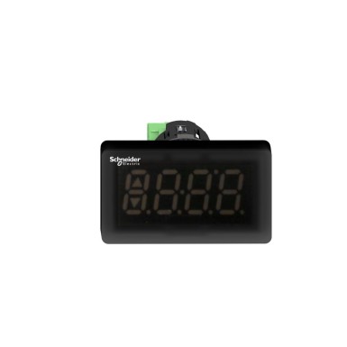 XBH1AA0G4 - Digital panel meter, Harmony XB5, plastic, black, 22mm, 4 digit green LED display, 4...20mA input - Schneider Electric - Digital panel meter, Harmony XB5, plastic, black, 22mm, 4 digit green LED display, 4...20mA input - Schneider Electric - 1