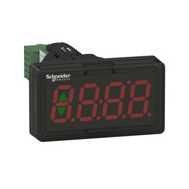 XBH1AA0R4 - Harmony XB5, Digital panel meter, plastic, black, ?22, 4 digit red LED display, 4...20 mA input - Schneider Electric - Harmony XB5, Digital panel meter, plastic, black, ?22, 4 digit red LED display, 4...20 mA input - Schneider Electric - 0