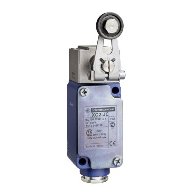 XC2JC10111 - Limit switch, Limit switches XC Standard, XC2 J, roller lever, 1 C/O - Schneider Electric - Limit switch, Limit switches XC Standard, XC2 J, roller lever, 1 C/O - Schneider Electric - 0