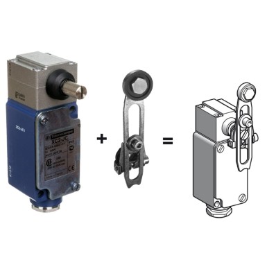 XC2JC10131 - Limit switch, Limit switches XC Standard, XC2 J, roller lever, 1 C/O - Schneider Electric - Limit switch, Limit switches XC Standard, XC2 J, roller lever, 1 C/O - Schneider Electric - 0