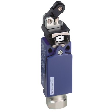 XCDR2521N12 - Telemecanique - Limit switch XCDR - th.plastic roller lever plung. Hor - 1NC+1NO - slow - 1/2NPT