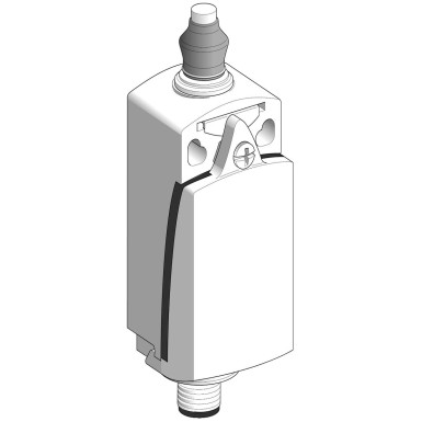 XCKD2111M12 - Limit switch, Limit switches XC Standard, XCKD, metal end plunger with nitrile boot, 1NC+1 NO, snap, M12 - Schneider Electric - Limit switch, Limit switches XC Standard, XCKD, metal end plunger with nitrile boot, 1NC+1 NO, snap, M12 - Schneider Electric - 0