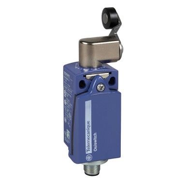 XCKD2115M12SAQ - Telemecanique - Limit switch, Limit switches XC Standard, XCKD, 1NC + 1 NO, snap, M12