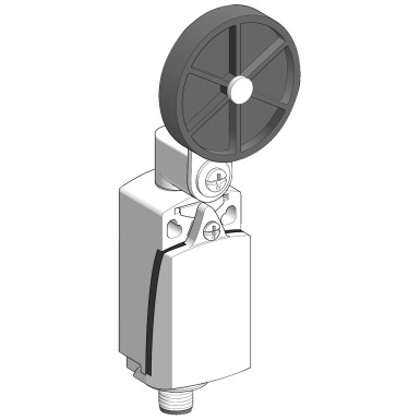 XCKD2139M12 - Limit switch, Limit switches XC Standard, XCKD, thermoplastic roller lever Ш 50 mm, 1NC+1 NO, snap, M12 - Schneider Electric - Limit switch, Limit switches XC Standard, XCKD, thermoplastic roller lever Ш 50 mm, 1NC+1 NO, snap, M12 - Schneider Electric - 0