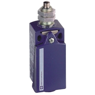 XCKD21H0P16 - Telemecanique - Limit switch, Limit switches XC Standard, XCKD, M18 metal end plunger, 1NC+1 NO, snap, M16