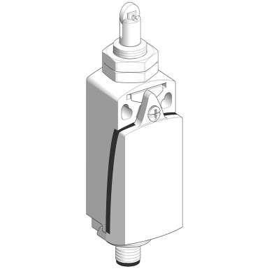 XCKD21H2M12 - Limit switch, Limit switches XC Standard, XCKD, M18 steel roller plunger, 1NC+1 NO, snap, M12 - Schneider Electric - Limit switch, Limit switches XC Standard, XCKD, M18 steel roller plunger, 1NC+1 NO, snap, M12 - Schneider Electric - 0