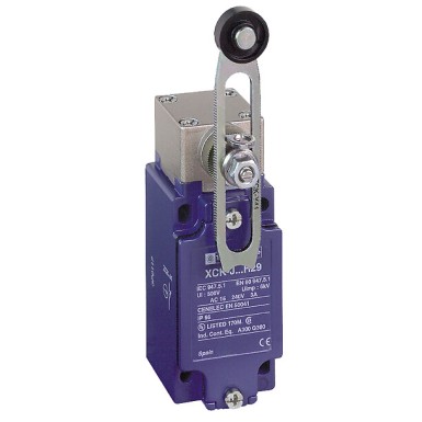 XCKJ105 - Telemecanique - Limit switch, XC Standard, XCKJ, rotary head w/o op. lever, 1NC+1 NO, snap action, Pg13