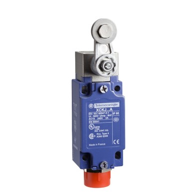 XCKJ10513A - Telemecanique - Limit switch, XC Standard, XCKJ, steel roller lever, 1NC+1 NO, snap action, 7/8