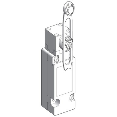 XCKJ110541 - Telemecanique - Limit switch, XC Standard, XCKJ, thermoplastic plastic roller lever var. length, 1C/O, snap, Pg13