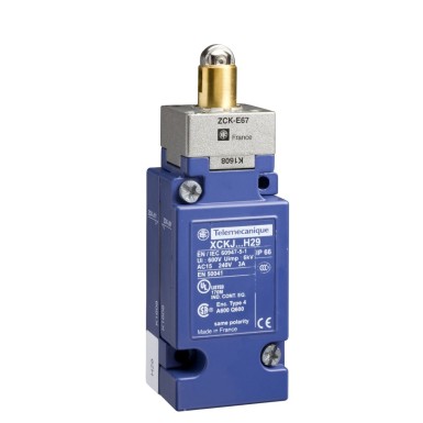 XCKJ11635 - Limit switch, Limit switches XC Standard, XCKJ, metal side plunger, 1C/O, snap action, Pg13 - Schneider Electric - Limit switch, Limit switches XC Standard, XCKJ, metal side plunger, 1C/O, snap action, Pg13 - Schneider Electric - 0