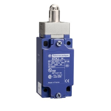 XCKJ162 - Limit switch, Limit switches XC Standard, XCKJ, steel roller plunger, 1NC+1 NO, snap action, Pg13 - Schneider Electric - Limit switch, Limit switches XC Standard, XCKJ, steel roller plunger, 1NC+1 NO, snap action, Pg13 - Schneider Electric - 0