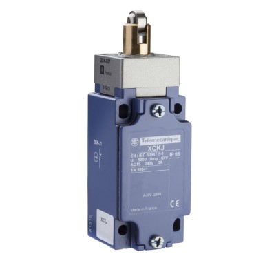 XCKJ165H641 - Limit switch, Limit switches XC Standard, XCKJ, steel roller plunger reinforced, 600 V AC, 10 A - Schneider Electric - Limit switch, Limit switches XC Standard, XCKJ, steel roller plunger reinforced, 600 V AC, 10 A - Schneider Electric - 0