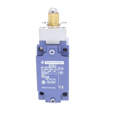 XCKJ167H29 - Limit switch, XC Standard, XCKJ, steel roller plunger reinforced, 1NC+1 NO, snap, M20 - Schneider Electric - Limit switch, XC Standard, XCKJ, steel roller plunger reinforced, 1NC+1 NO, snap, M20 - Schneider Electric - 2