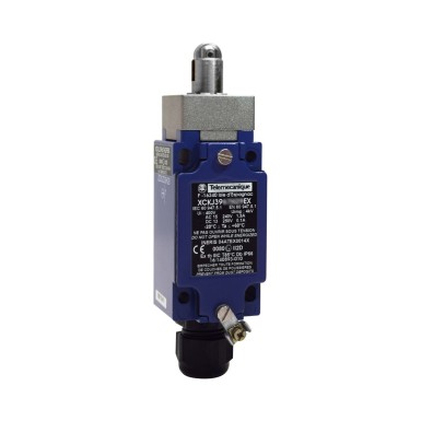 XCKJ3967H29EX - Limit switch, Limit switches XC Standard, XCKJ, roller plunger, 2NC + NO, ATEX/IECEx - Schneider Electric - Limit switch, Limit switches XC Standard, XCKJ, roller plunger, 2NC + NO, ATEX/IECEx - Schneider Electric - 0