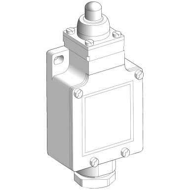 XCKL510 - Limit switch, Limit switches XC Standard, XCKL, metal end plunger, 1NC+1 NO, slow break, Cable gland - Schneider Electric - Limit switch, Limit switches XC Standard, XCKL, metal end plunger, 1NC+1 NO, slow break, Cable gland - Schneider Electric - 0