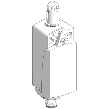 XCKP2102M12 - Limit switch, Limit switches XC Standard, XCKP, steel roller plunger, 1NC+1 NO, snap, M12 - Schneider Electric - Limit switch, Limit switches XC Standard, XCKP, steel roller plunger, 1NC+1 NO, snap, M12 - Schneider Electric - 0