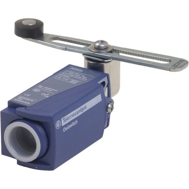 XCKP2145G11FRX1 - Telemecanique - Limit switch, Limit switches XC Standard, XCKP, metal end plunger, 1NC+1 NO, snap